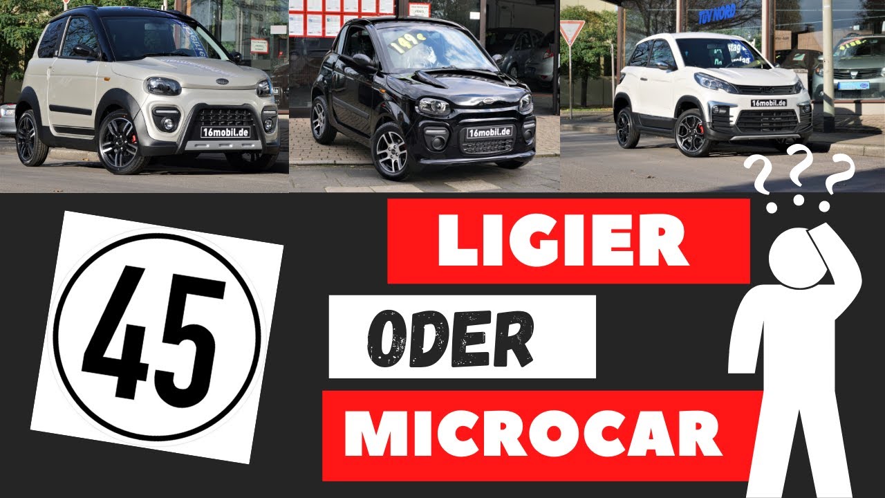 Microcar Oder Ligier ?? Test Ligier JS 60 - Microcar Due 6 Plus und  Microcar M.Go X ❗️