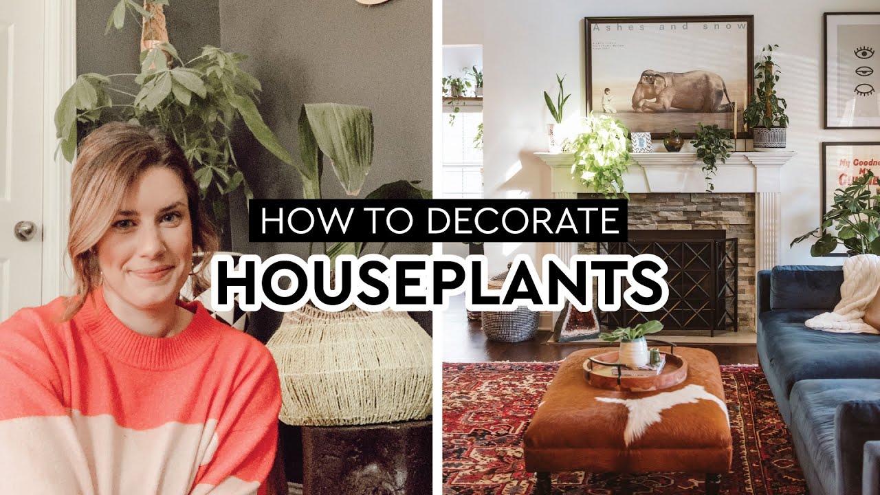 HOW TO DECORATE WITH PLANTS | 5 Ways to Style Your Plants | Plant Decor Tips