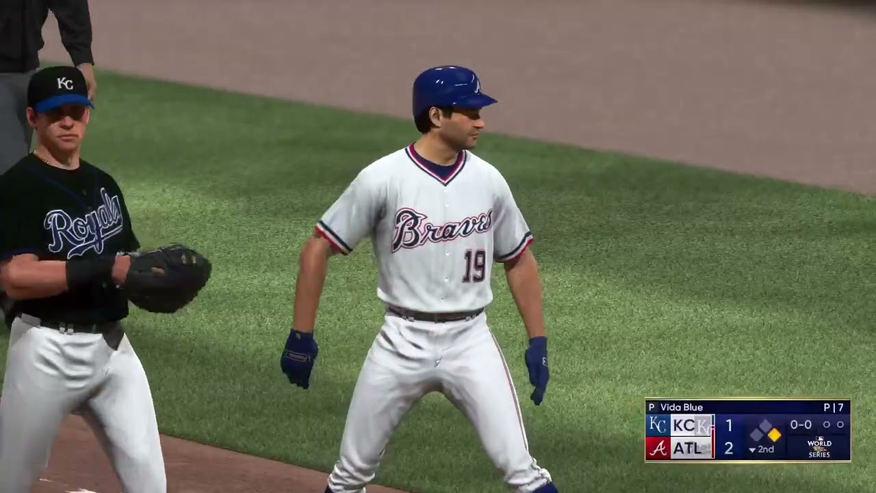 MLB THE SHOW 25 | WORLD SERIES GAME # 2 BRAVES @ ROYALS |