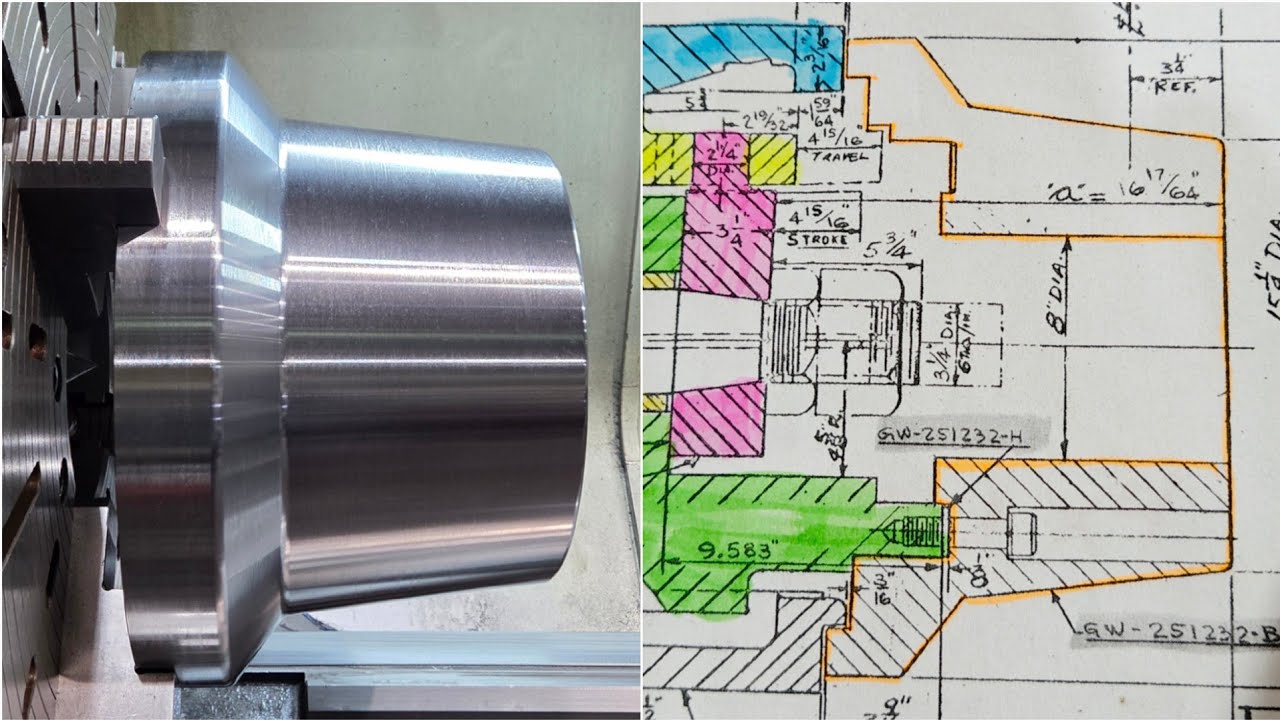 Tension Reel | Nose Piece | CNC LATHE 