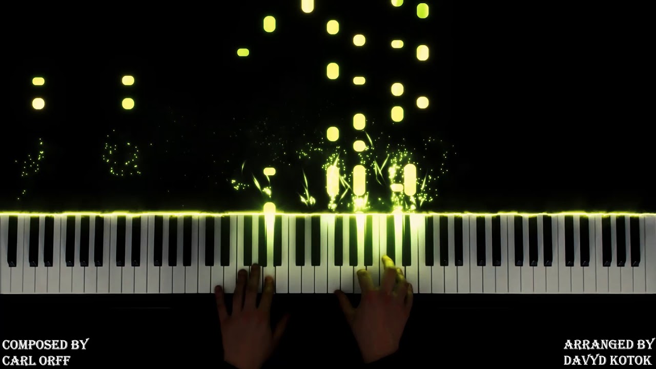 O Fortuna- Carl Orff- Piano Version
