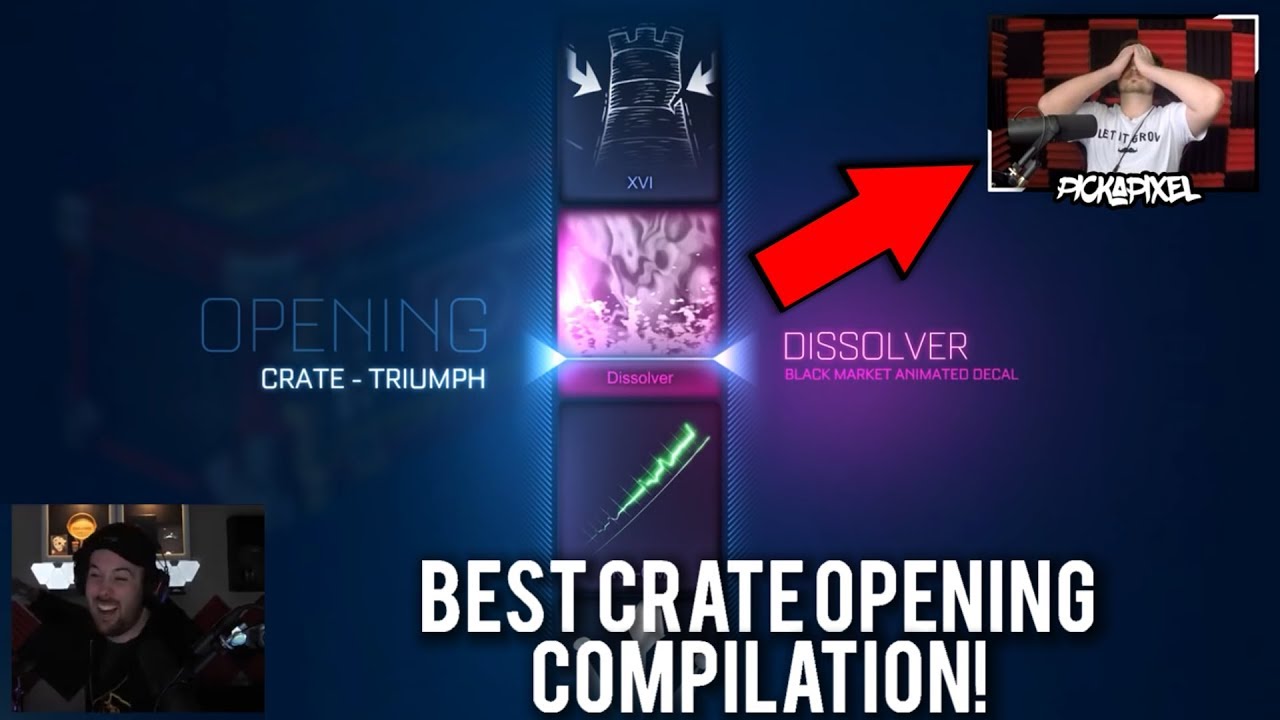 BEST CRATE OPENINGS IN ROCKET LEAGUE!
