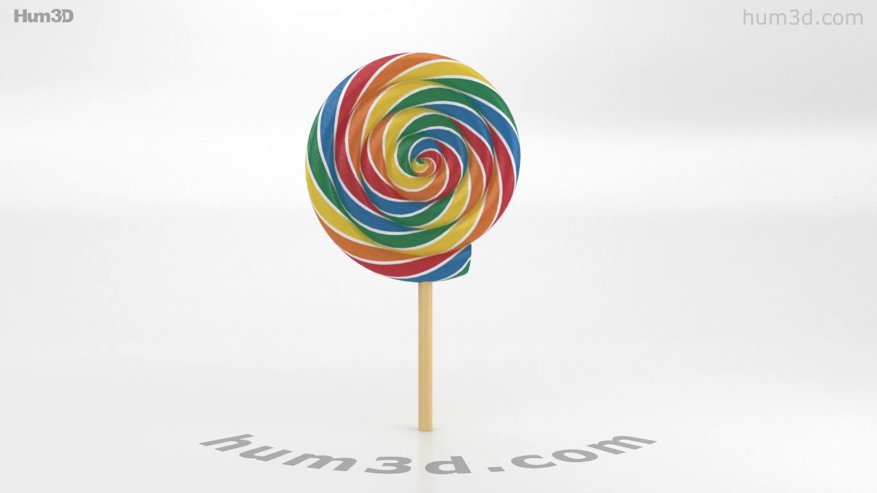 Lollipop 3D model by 3DModels.org