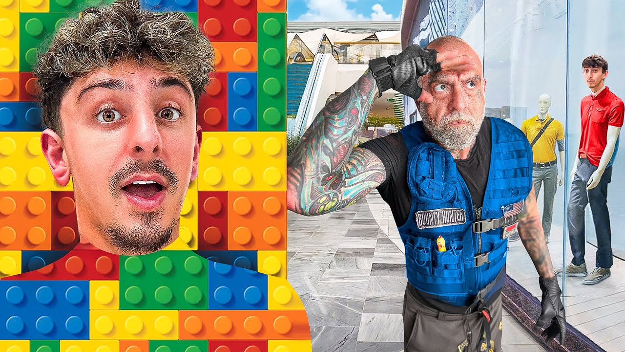 Extreme Camouflage Hide & Seek VS Bounty Hunter!