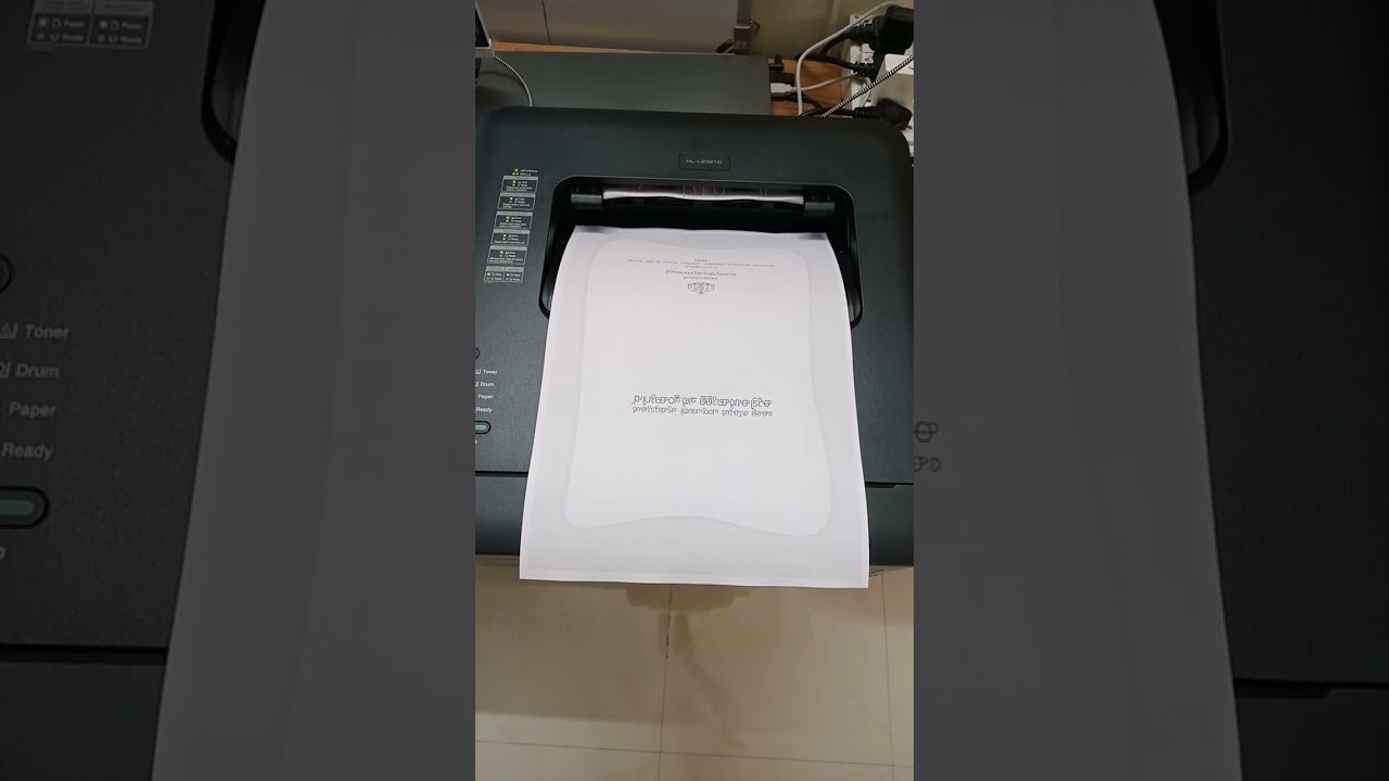Brother HL L2321D Auto Duplex Printing #shorts