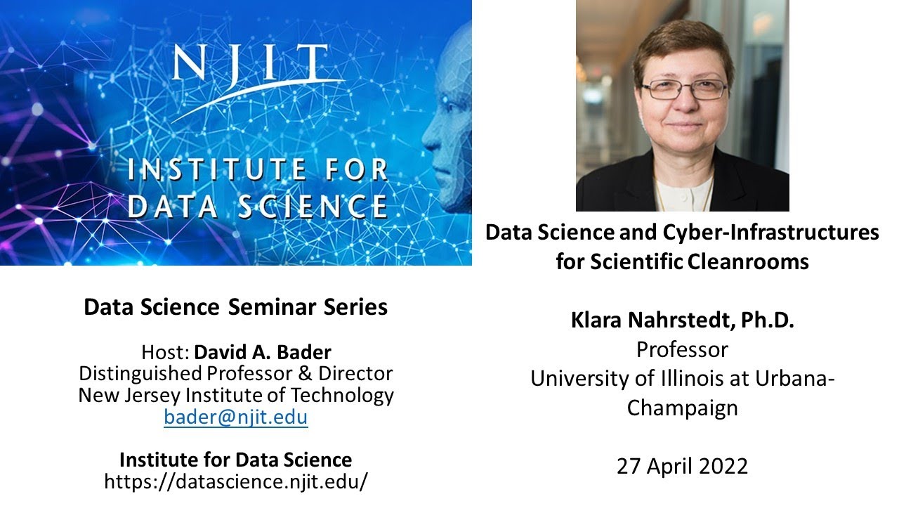 NJIT Data Science Seminar: Klara Nahrstedt