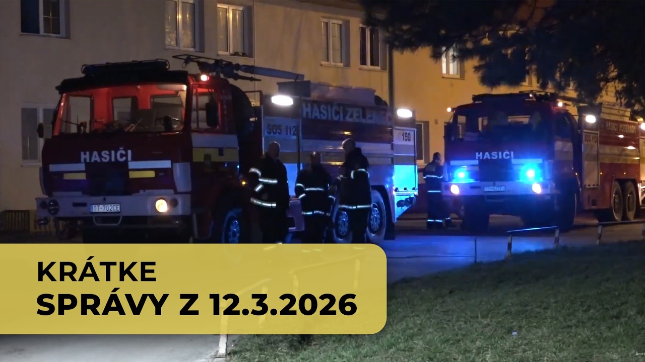 Krátke správy z 12.3.2026