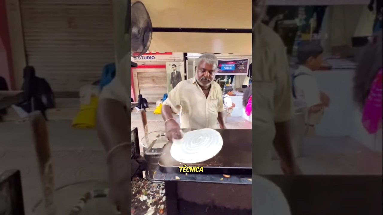 Así se preparan los pancakes con costra de uña en la India 🥵🇮🇳