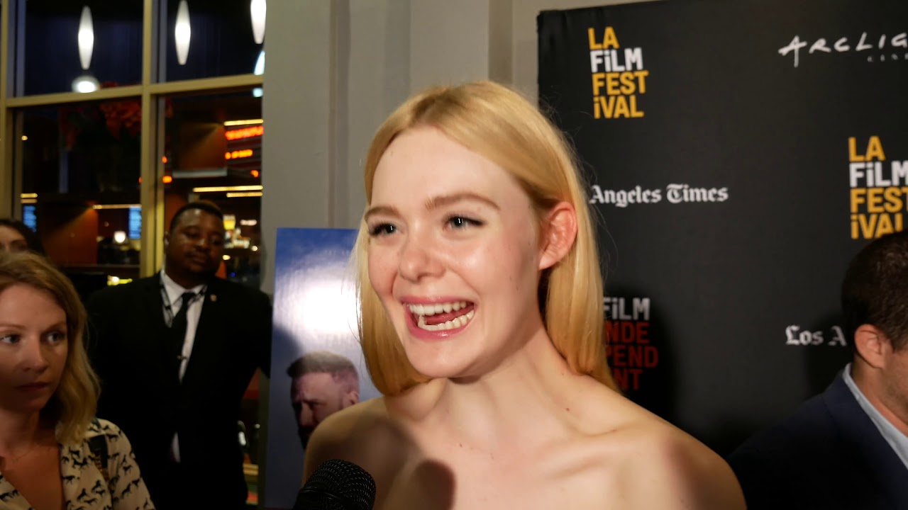Elle Fanning at Galveston Premiere Los Angeles Film Festival