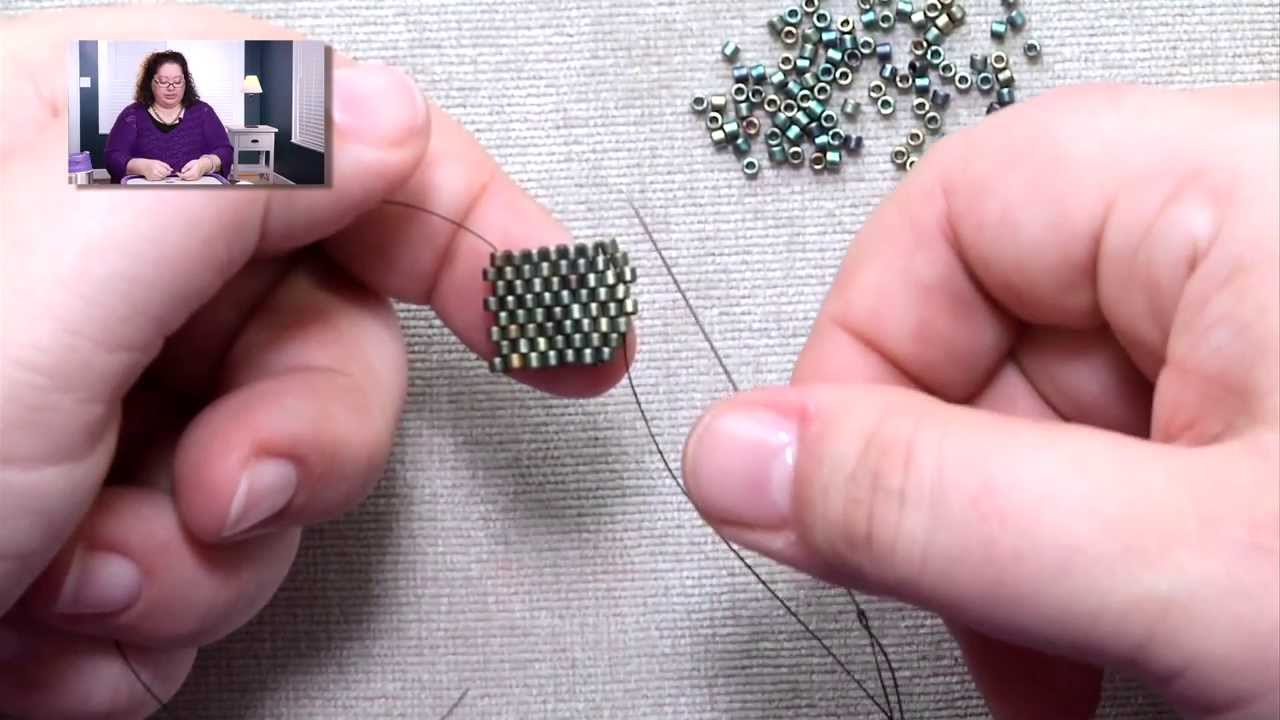 Stitches: Peyote Decreases on the Outside of a Row