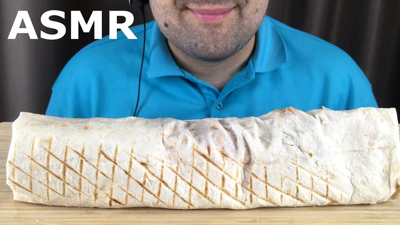 АСМР ШАУРМА ИТИНГ (Шаверма) Звуки еды
