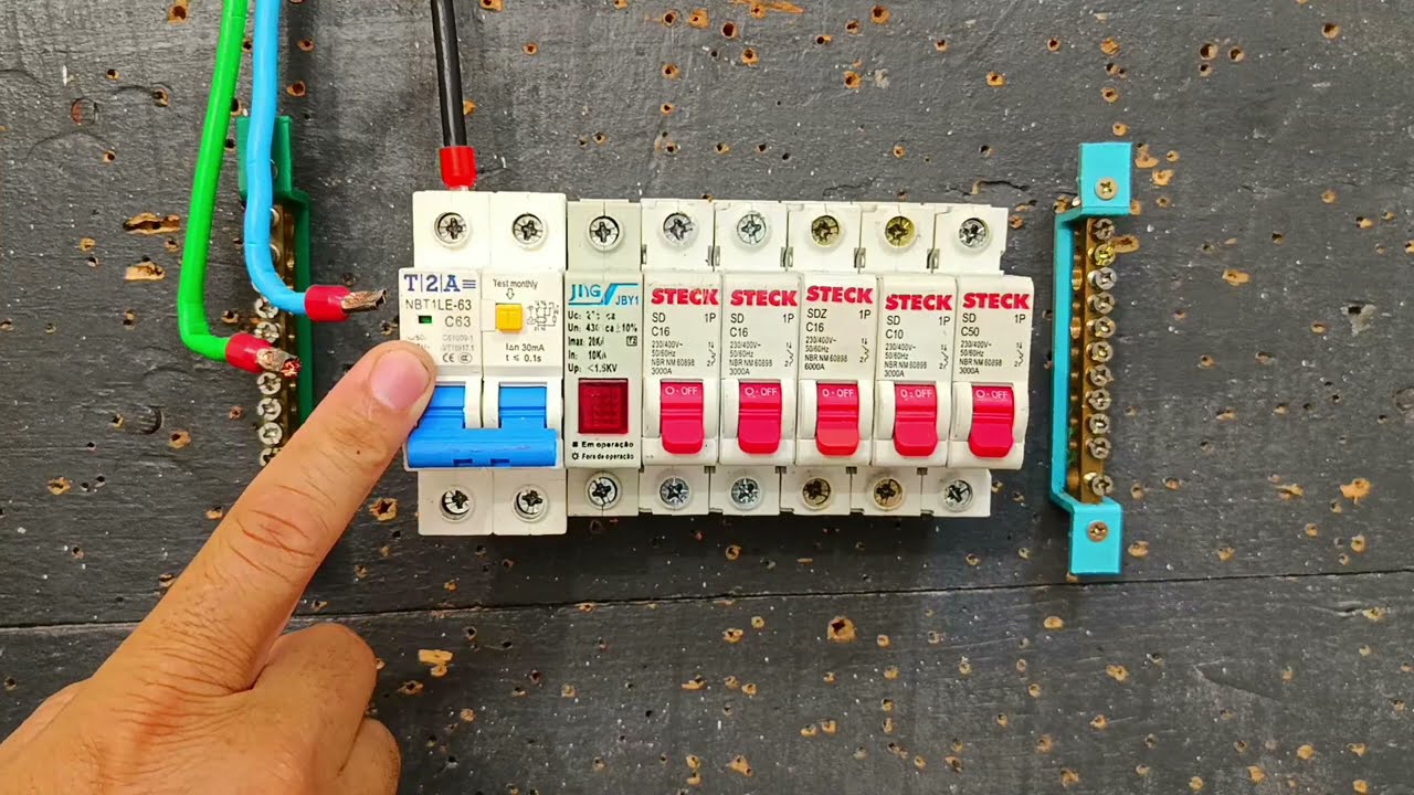 Como instalar quadro monofásico 127V completo com DDR