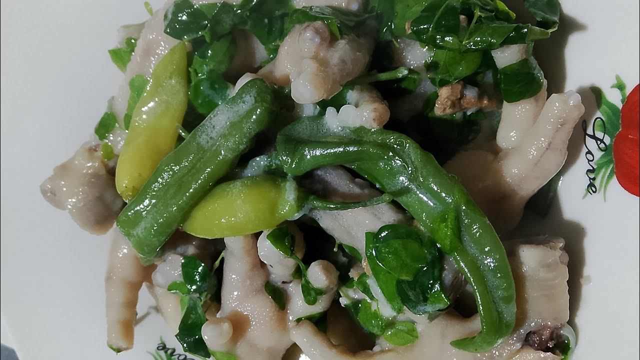 Ginataang paa ng manok ilocano style recipe 