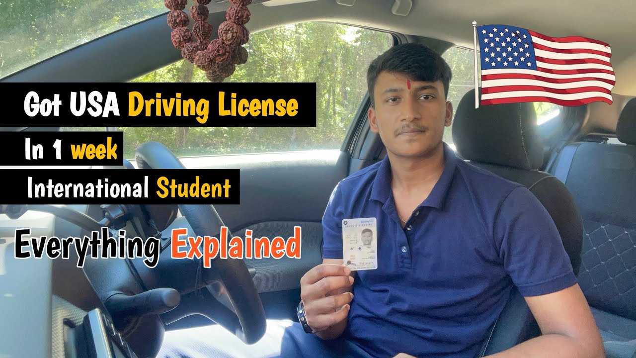 How to get Driving License in USA as International Student from Nepal🇳🇵🇺🇸