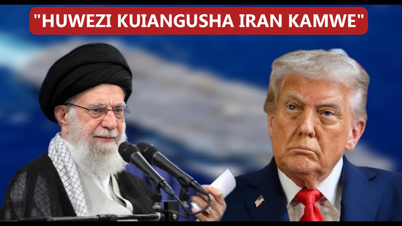 Ayatollah Seyyed Ali Khamenei AJIBU VITISHO VYA TRUMP, ASEMA IRAN HAIWEZI KUANGUSHWA