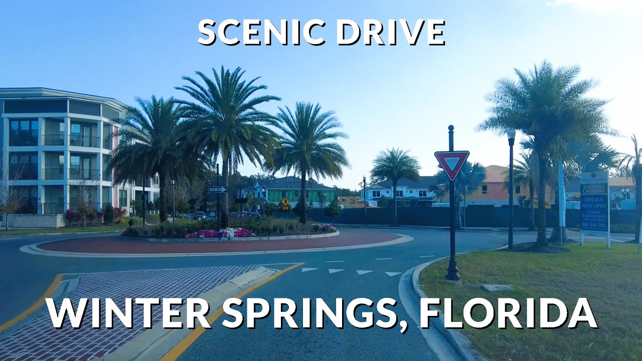 🚗✨ Scenic 4K Drive Through Winter Springs, Florida | Explore Seminole County&rsquo;s Hidden Gem 🌳🌞