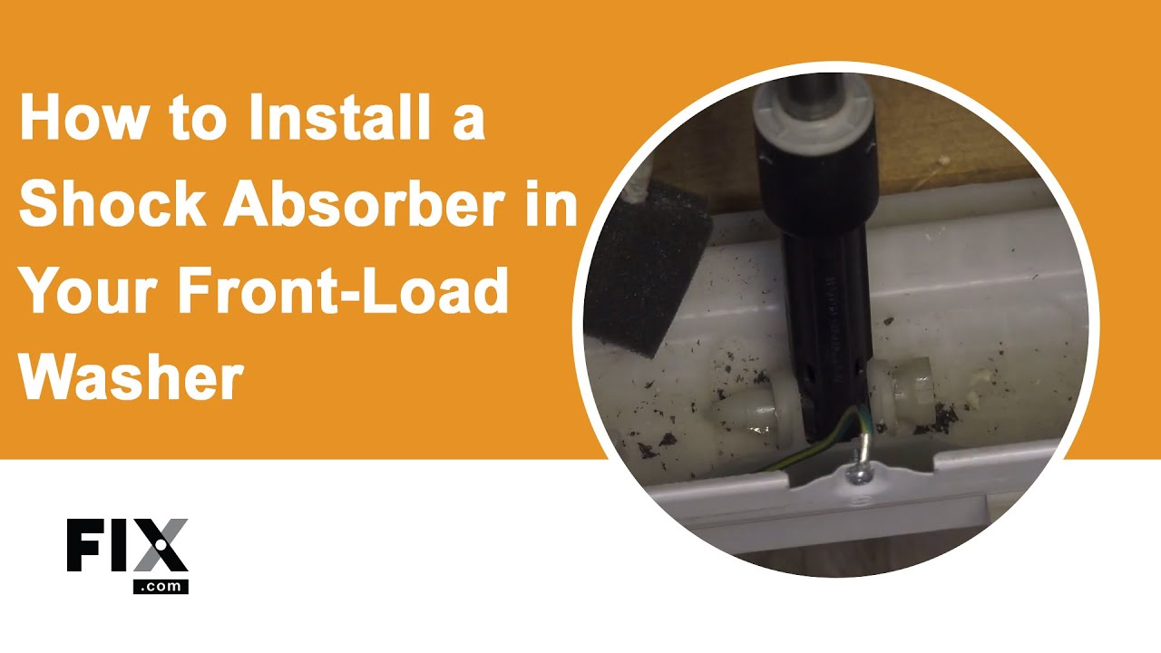 WASHER REPAIR: How to Install a Shock Absorber in a Front-Load Washer | FIX.com
