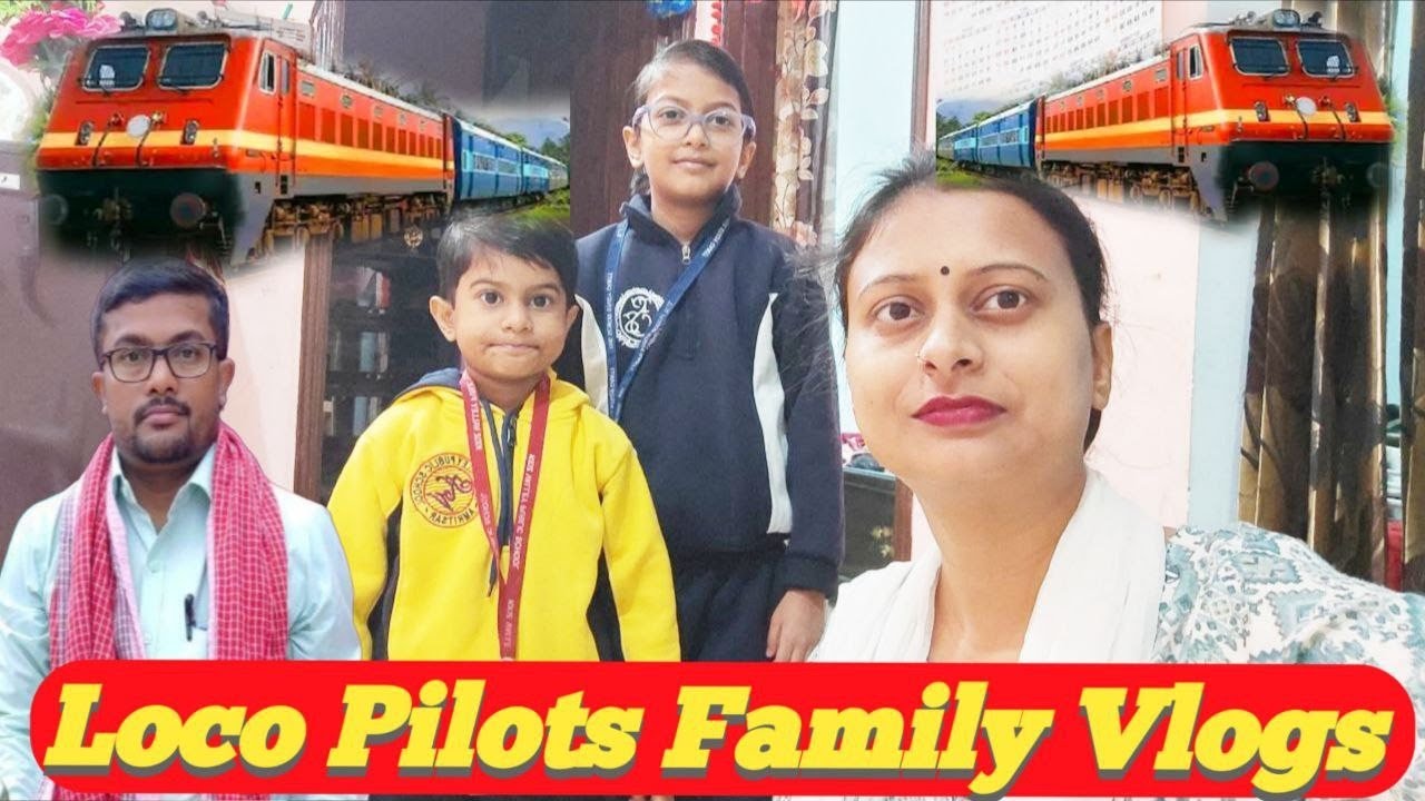 Loco pilot Family Vlog 🥰@Manvimanishavlogs #video #vlog #locopilot #railway 