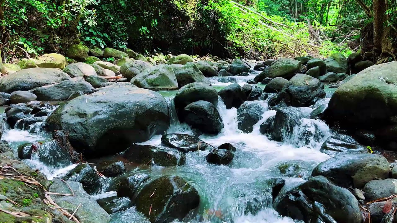 River Sounds Nature Ambience: Relaxing Mountain Waterfall for Stress Relief, Healing, Yoga & Spa