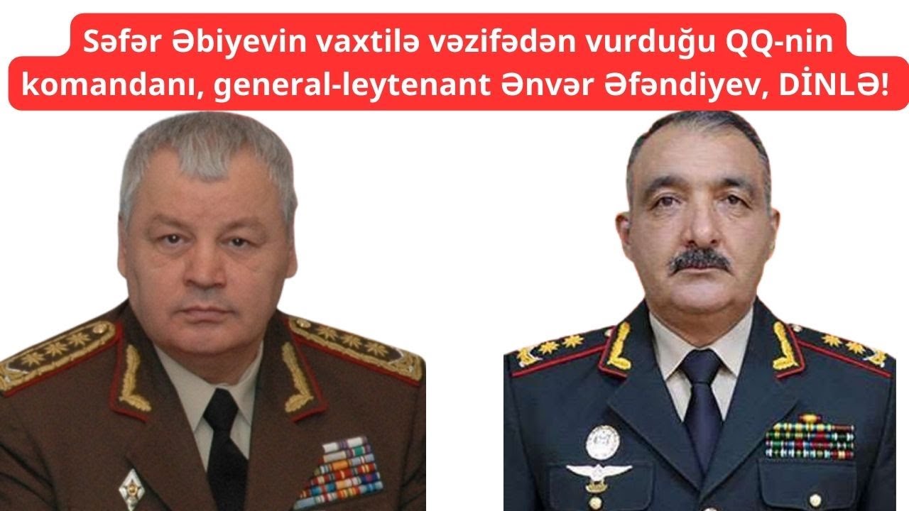 Səfər Əbiyevin vaxtilə vəzifədən 