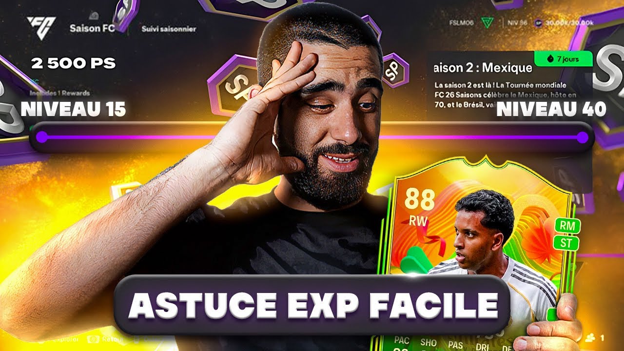 LES ASTUCES POUR GAGNER FACILEMENT & RAPIDEMENT DE L'EXP POUR TERMINER LES PASS DE SAISON SUR FC 26