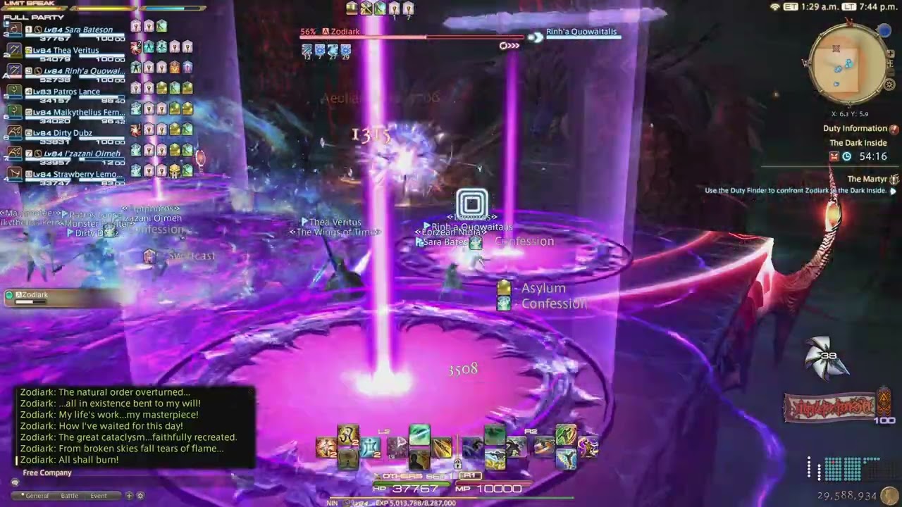 FINAL FANTASY XIV Trial Battle: VS Zodiark