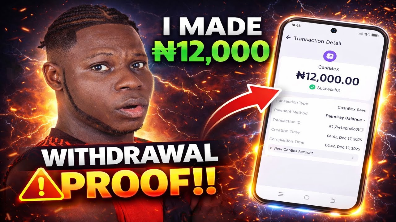 This New App Paid Me ₦12,000 😳 | Withdrawal Proof