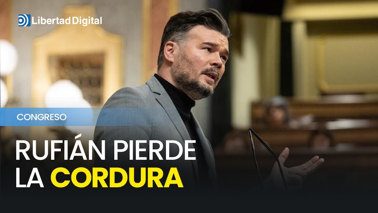 El delirante discurso de RUFIÁN en el Congreso: 