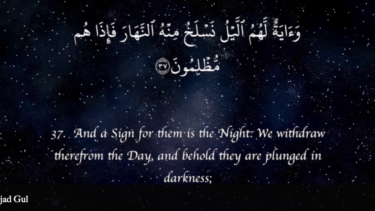 Surah Ya-Seen | Shaykh Sajjad Gul | English Translation