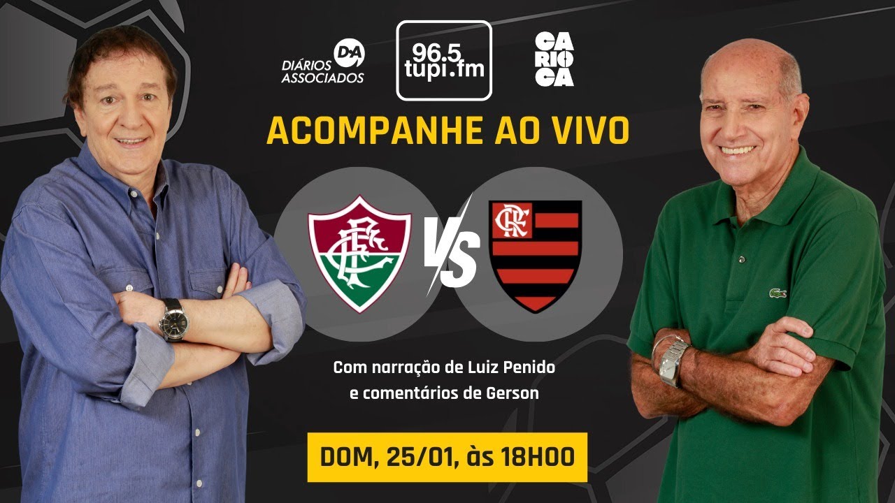AO VIVO: FLUMINENSE X FLAMENGO | CAMPEONATO CARIOCA | 4ª RODADA | TAÇA GUANABARA
