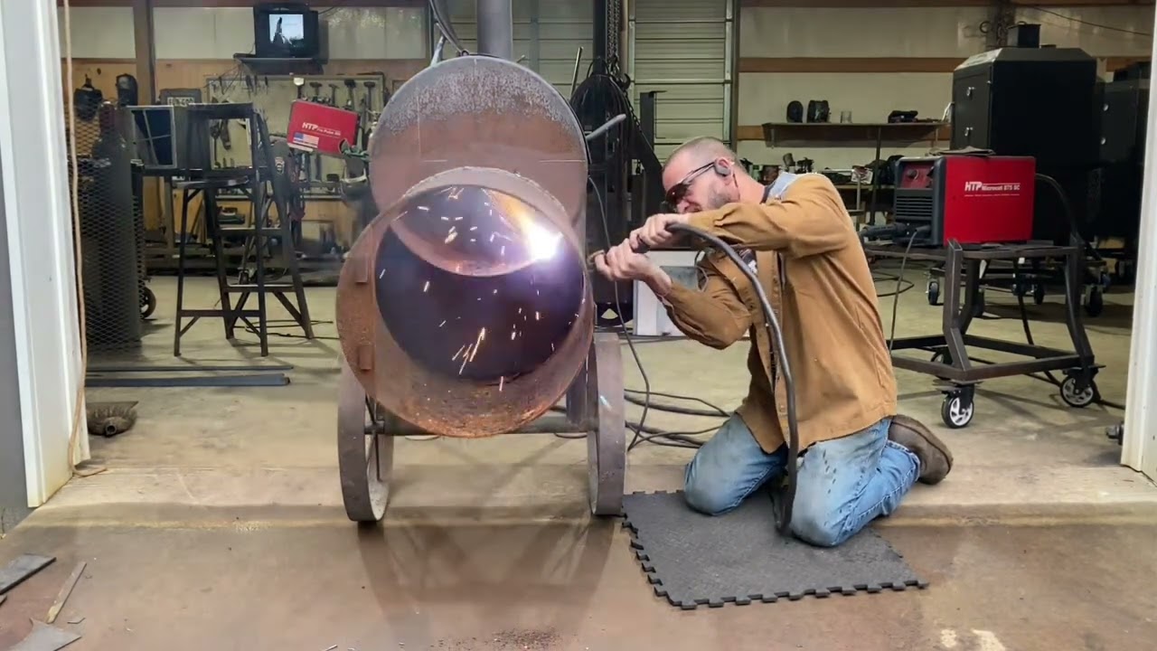 Offset smoker rebuild