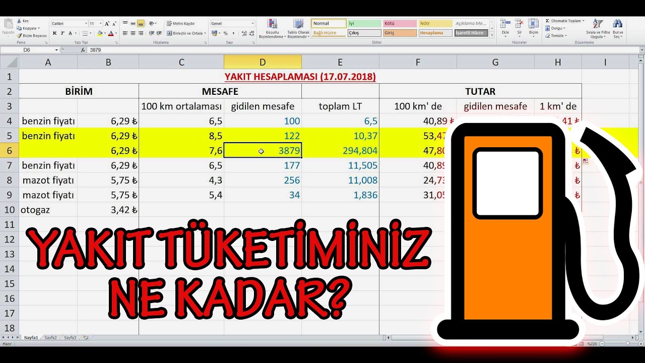 Yakıt Tüketiminizi Doğru Hesaplayın