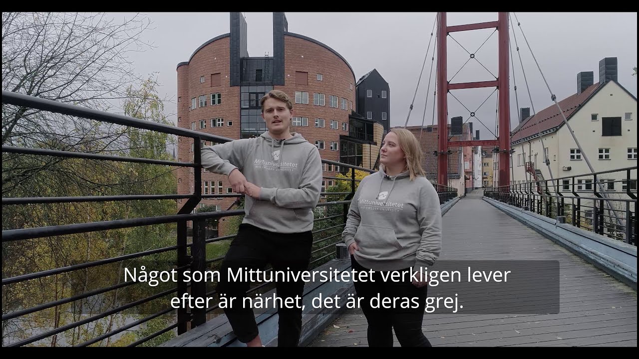 Välkommen till Mittuniversitetet - Följ med på en guidad tur!