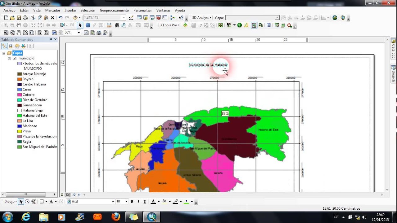 Layout en ARCGIS 10.0