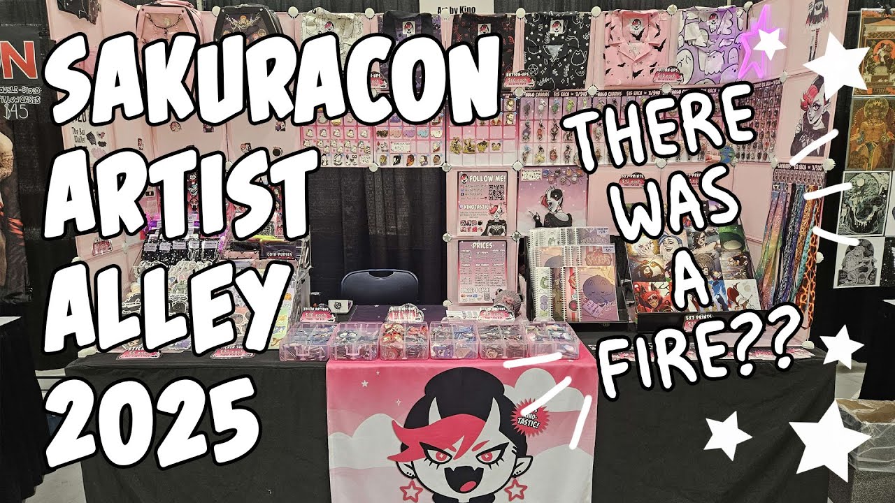 ARTIST ALLEY VLOG 007 ☆ Sakuracon 2025