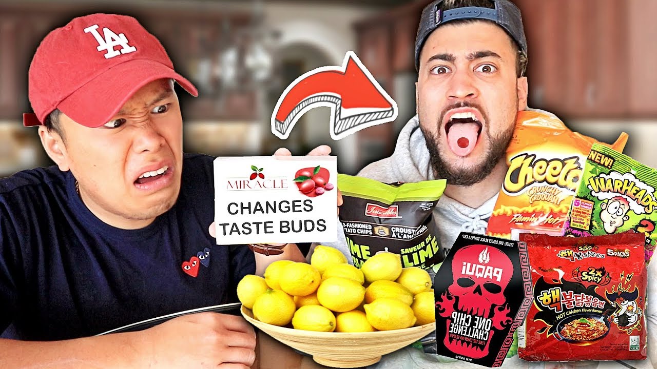 This PILL Will Make Everything Taste SWEET!! (Miracle Berry Challenge)