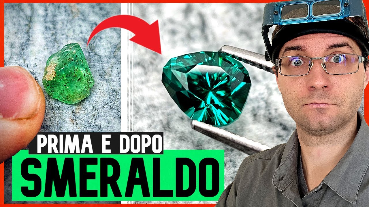 Ho tagliato uno SMERALDO VERDE a goccia per mio fratello! 💎