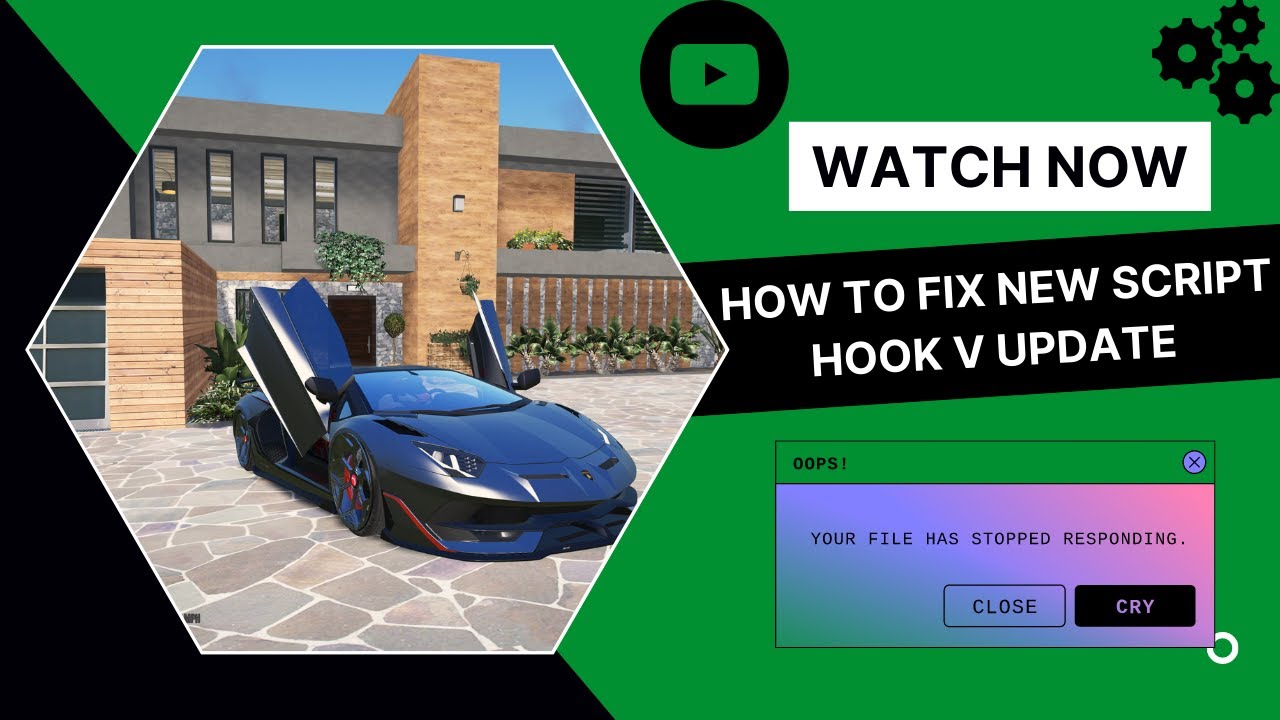 HOW TO FIX NEW SCRIPT HOOK V UPDATE FROM CRASHING GTA V (JULY/AUGUST 2022)