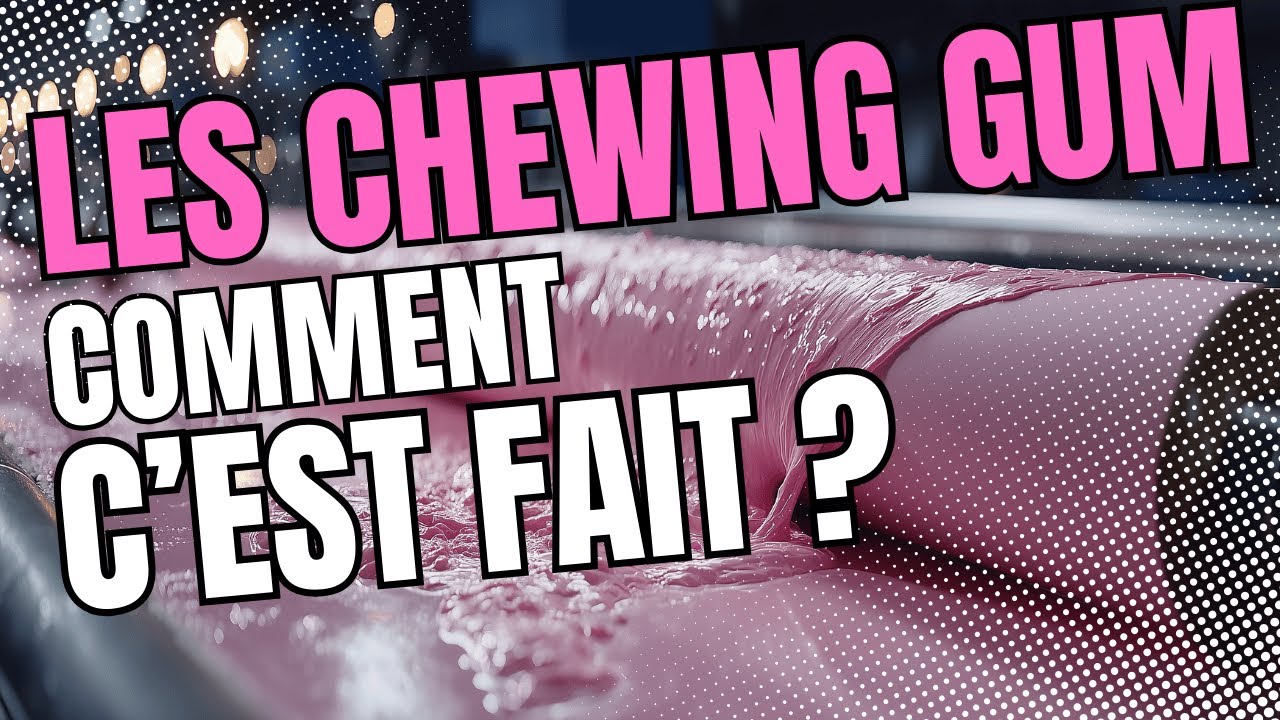 La fascinante fabrication des chewing-gums : du pétrole à votre bouche