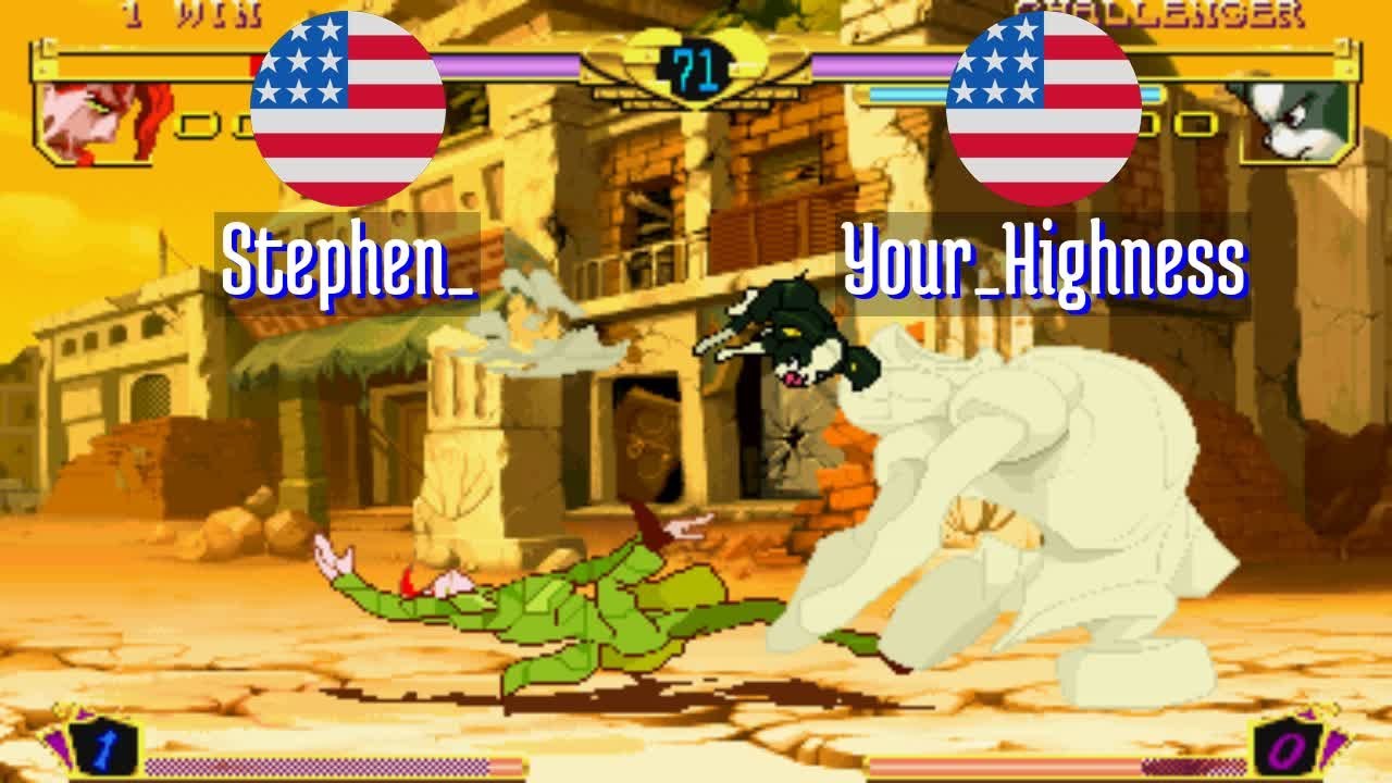 FT3 @jojobanr1: Stephen_ (US) vs Your_Highness (US) [JoJo HFTF jojoban Fightcade] Feb 13