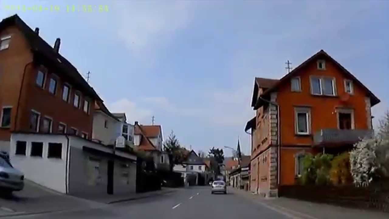 D: Wei&szlig;enbrunn. Landkreis Kronach. Ortsdurchfahrt B85. April 2014