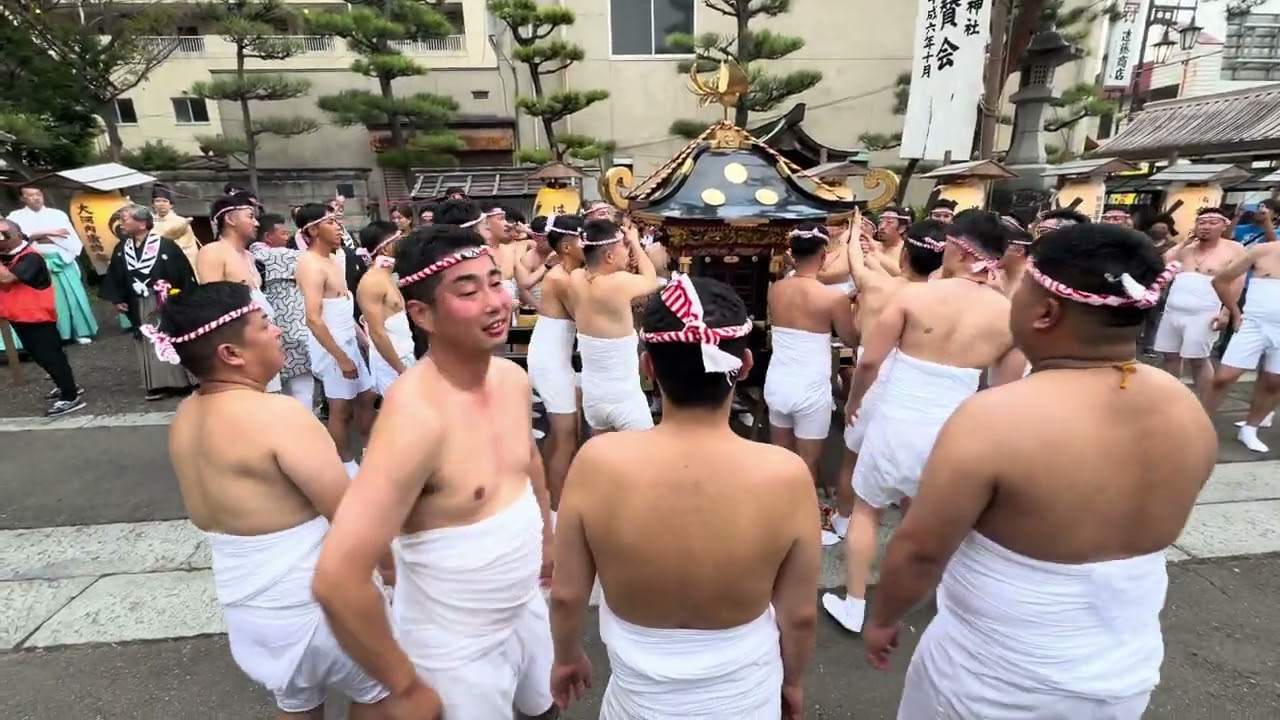 2025.10.5 二本松神社例大祭 二本松提灯祭り 神輿渡御②