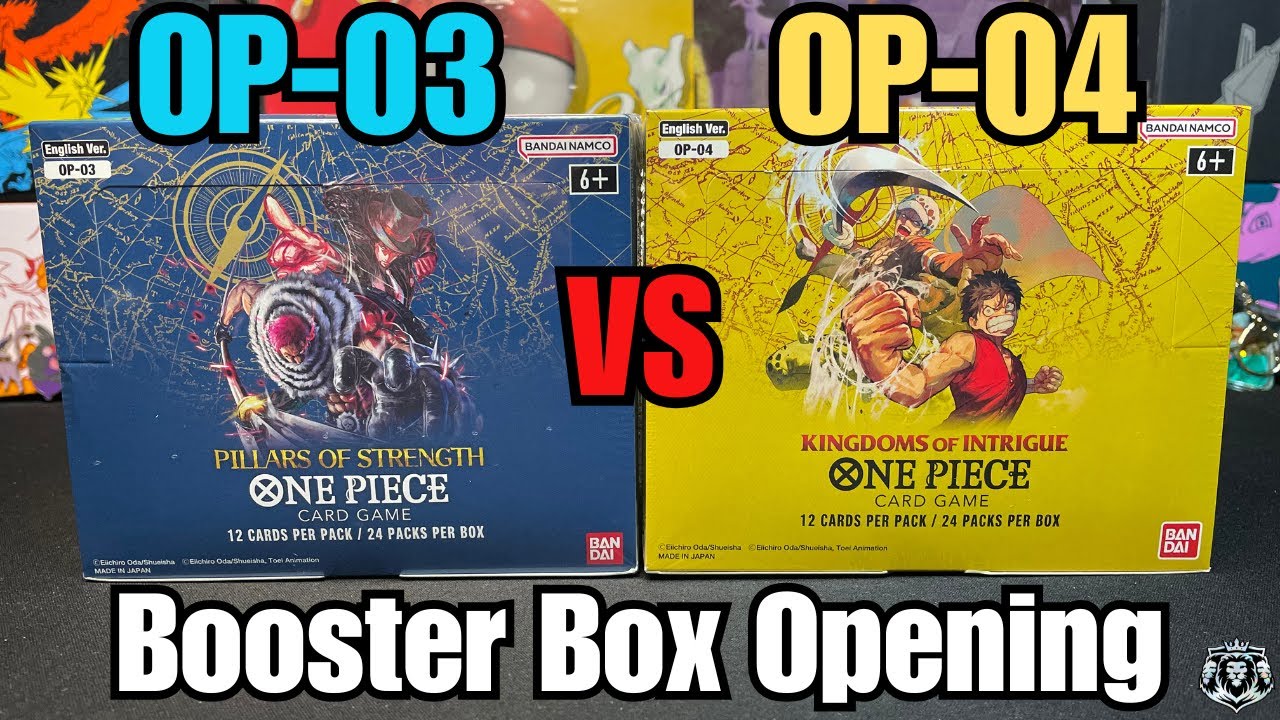 Opening TWO One Piece Booster Boxes! (OP-03 and OP-04)