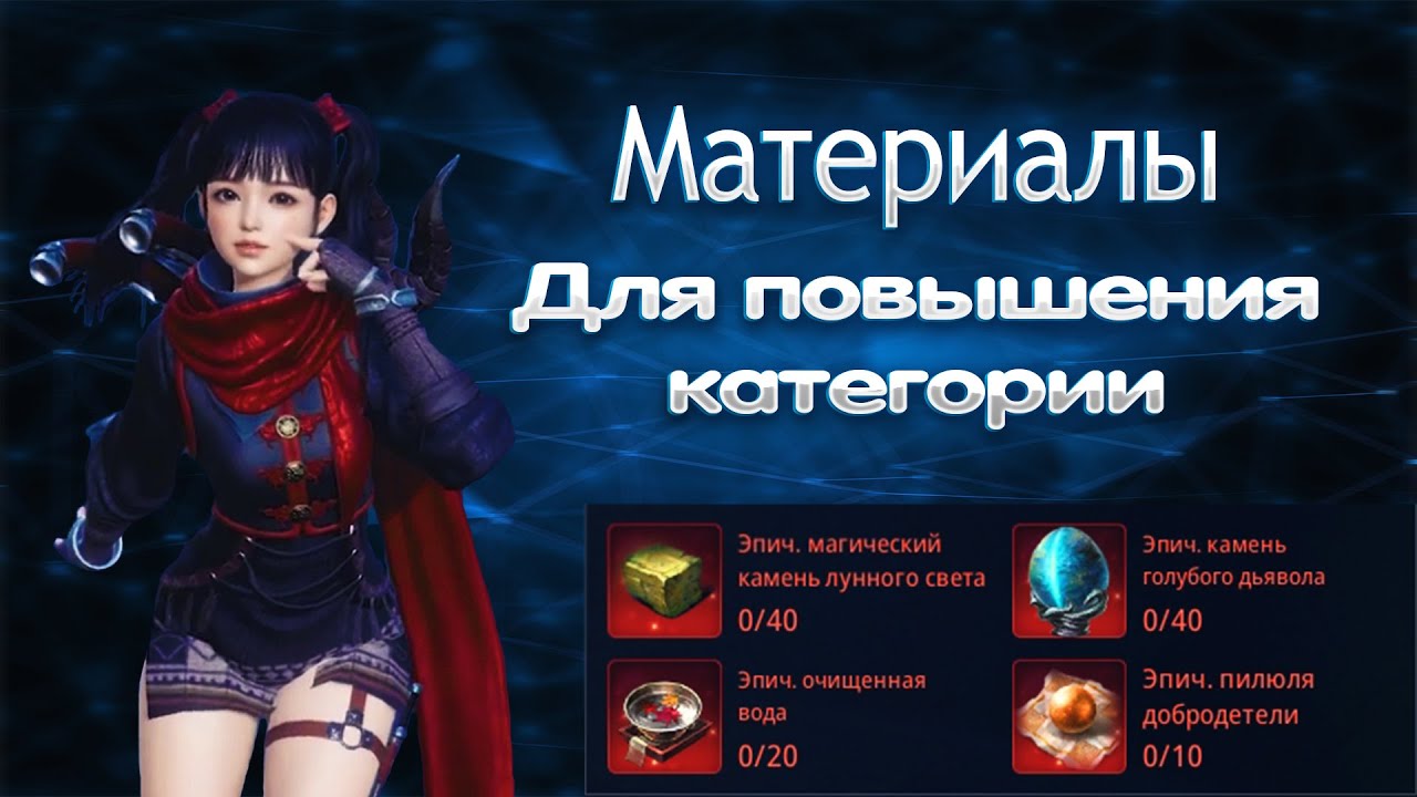MIR4 | Где добыть материалы для повышения категории Ци и Тела