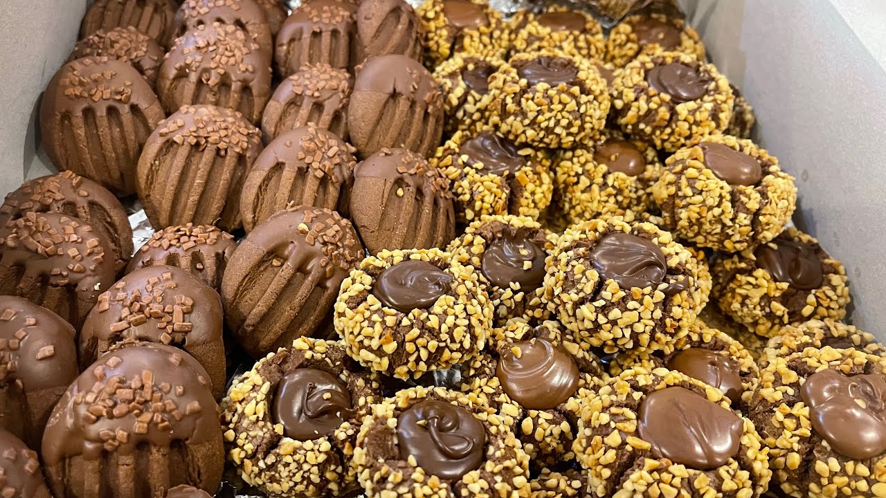 بعجينة واحدة حضري نوعين من الحلوى و بكمية كبيرة 😍😍