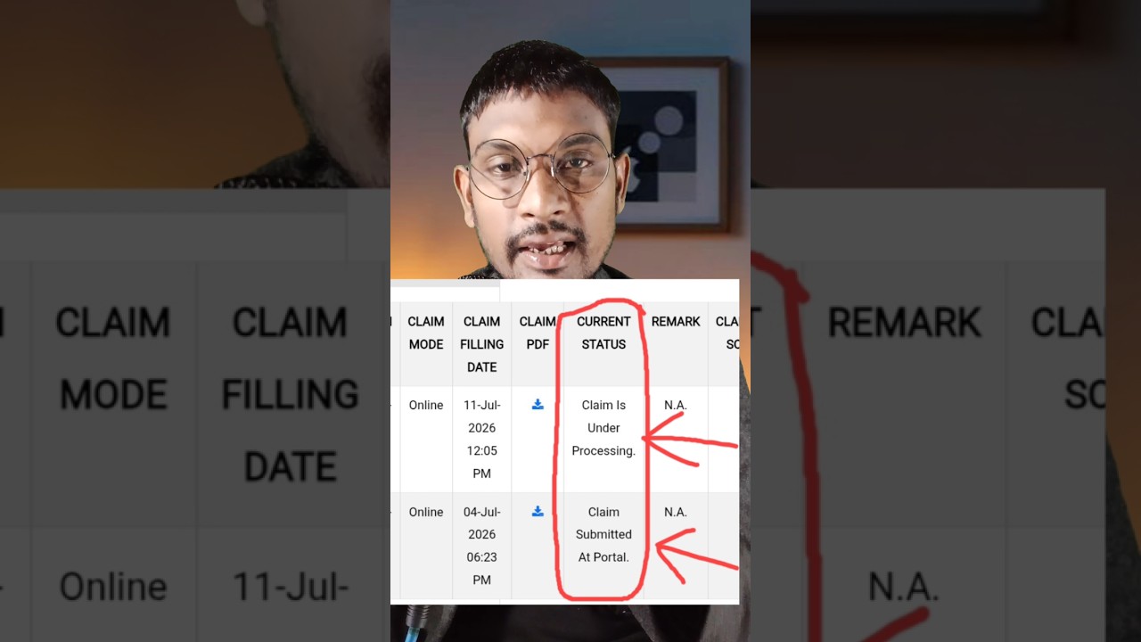 PF Claim Under process PF Claim Submitted At Portal Problem 10C Pass Kab Hoga #Epfo #india