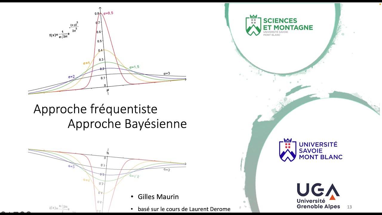 Approches fréquentistes, approches Bayésiennes (Cours)