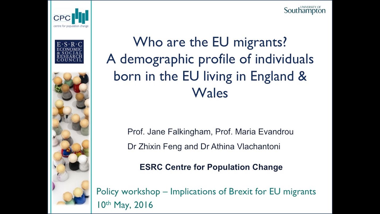 Who Are EU Migrants?