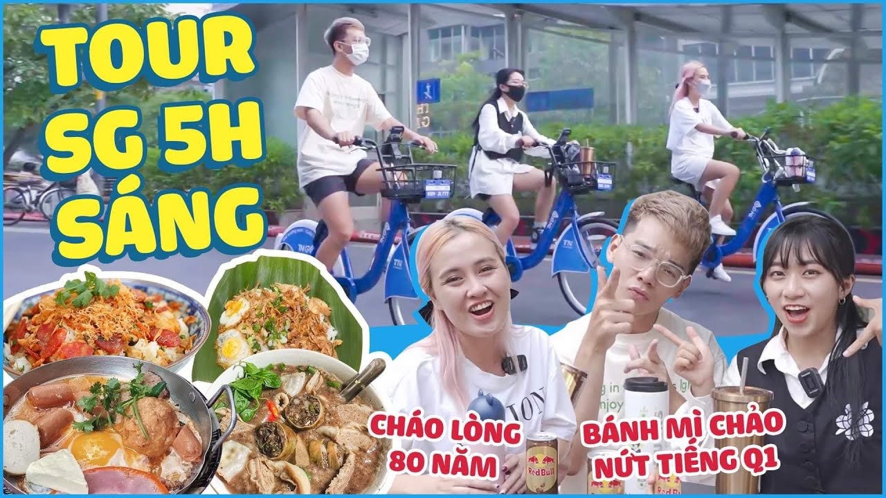 Tour Sài Gòn 5H sáng: bánh mì chảo Lý Tự Trọng, cháo lòng 80 năm…đi trễ là hết sạch!! | TeamAH