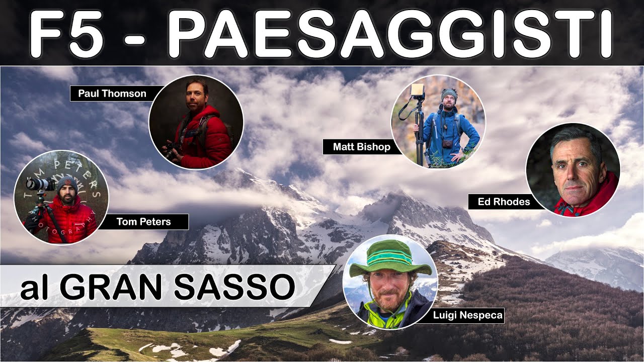 Landscape Photography al GRAN SASSO Abruzzo : 5 Paesaggisti  a Cima Alta e Cascata del Rio Arno